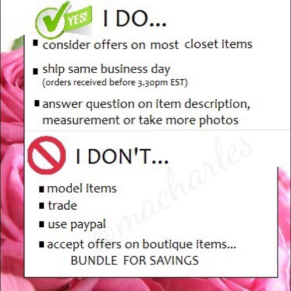 ➡️📌Boutique & Closet Information 📌⬅️ - Picture 2 of 8